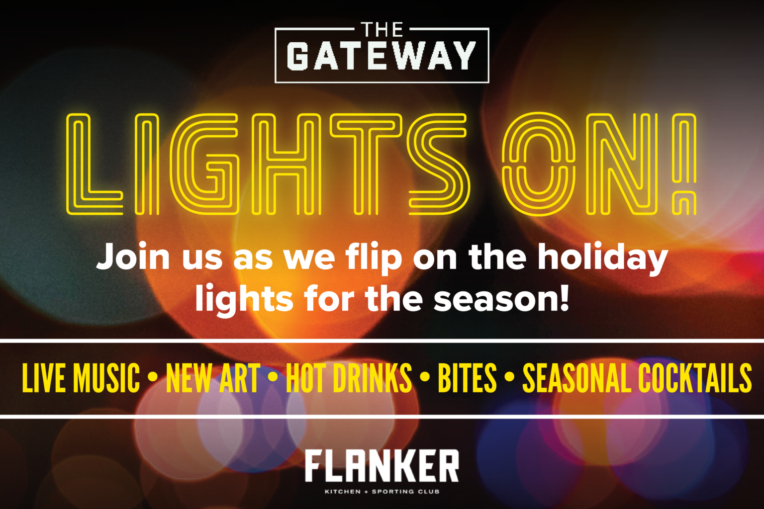 The Gateway Lights On! Holiday Lighting Event
