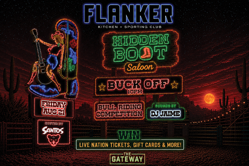 Buck Off Bull Riding Competition at Flanker