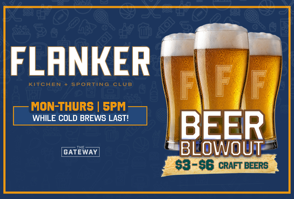 Beer Blowout: $3 – $6 Craft Beers at Flanker