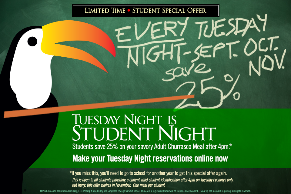 Student Night at Tucano’s