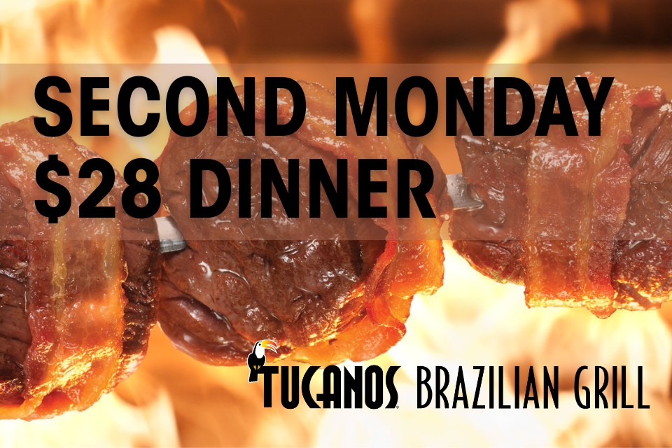Tucano’s $28 Churrasco Dinner