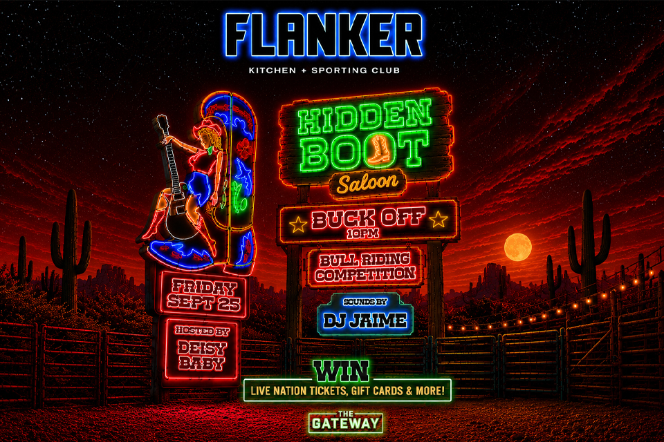 Buck Off Bull Riding Competition at Flanker